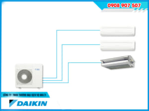 Máy lạnh Multi Daikin 1 dàn nóng kết nối 3 dàn lạnh