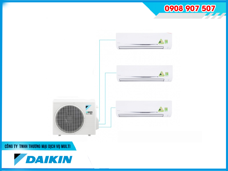 Nên mua máy lạnh Multi Daikin 1 dàn nóng 1 chiều hay 2 chiều?